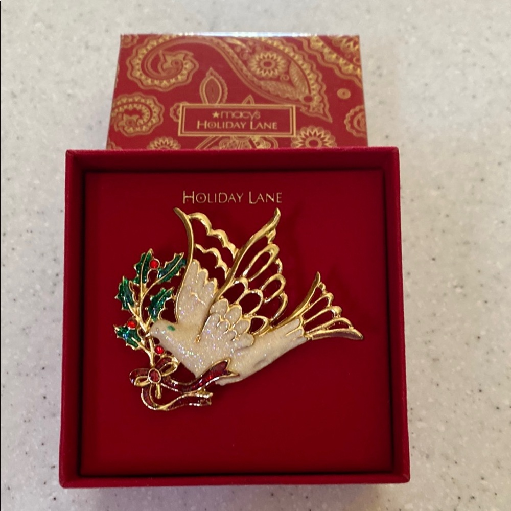 Gold and Green Holiday Ornaments